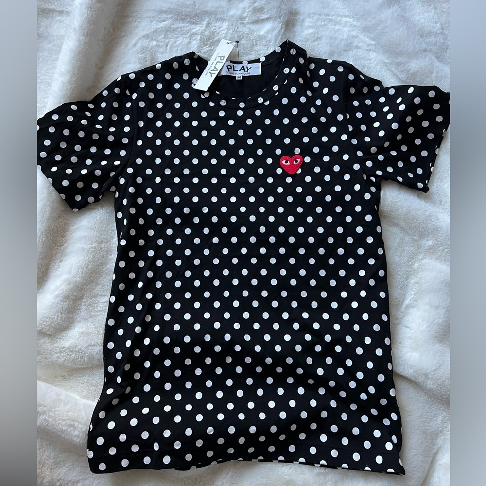 Comme des Garçons PLAY dot t shirt